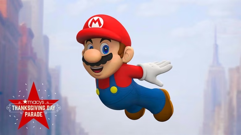 Giant Mario Balloon to Appear at the 100th Macy’s Thanksgiving Day Parade