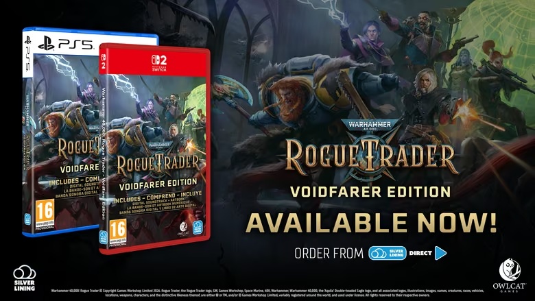 Warhammer 40,000: Rogue Trader Physical Edition for Switch 2 is Now Available