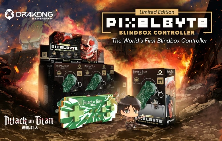 PixelByte: The World's First Collectible Mini-Controller in Blind Box Format