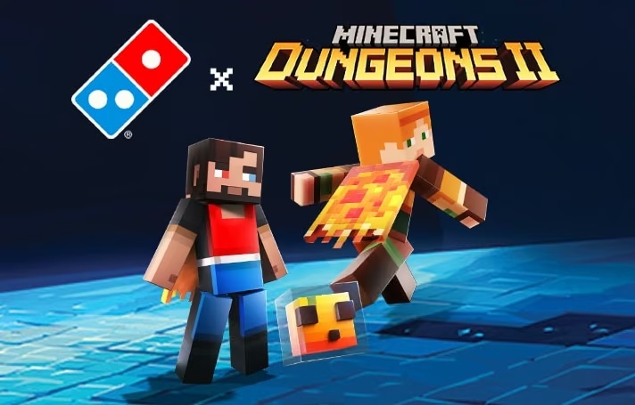 Domino’s and Minecraft Dungeons II Announce Joint Collaboration