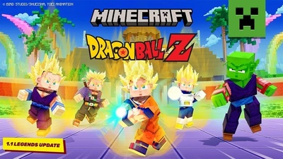 Ver. 1.1 Legends Update Released for Minecraft x Dragon Ball Z DLC