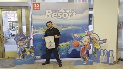 Footage from the Nintendo Switch Sports Resort Launch Celebration at Nintendo NY