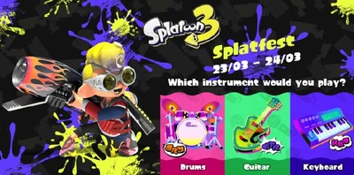 Splatfest у Splatoon 3: обирайте гітару для спільної гри