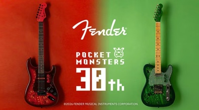 Pokémon and Fender Announce Electric Guitars with 8-Bit Sound for the Franchise's 30th Anniversary