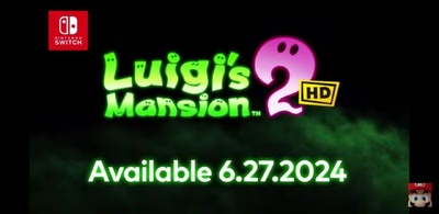 Luigi's Mansion 2 HD вийде на Nintendo Switch 27 червня