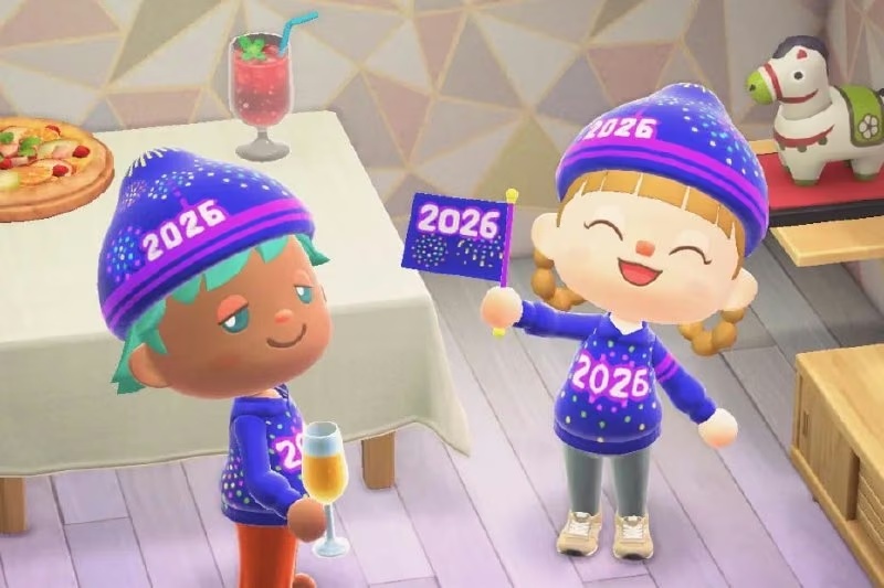 Безкоштовні новорічні предмети в Animal Crossing: New Horizons