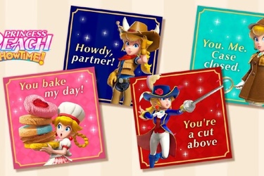 Nintendo випустила валентинки у стилі Princess Peach: Showtime!