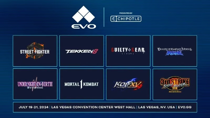 EVO 2024: Розклад та локації головного чемпіонату з файтингів