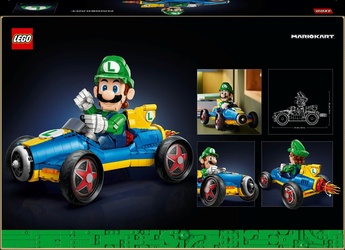 LEGO Super Mario анонсувала масштабний набір Luigi Mario Kart