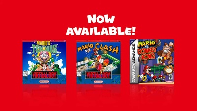 Святкуйте День Маріо з новими іграми для Virtual Boy та Game Boy Advance