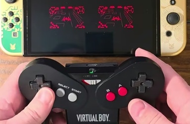 Моддер дозволив використовувати оригінальний контролер Virtual Boy на Switch