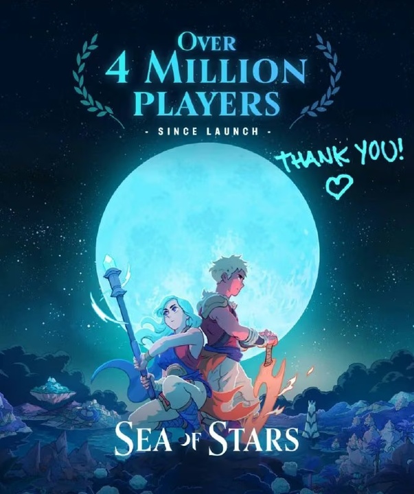 Продажі Sea of Stars перевищили 4 мільйони копій