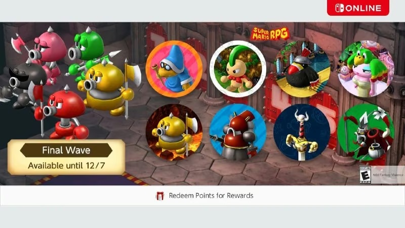 Останній шанс отримати іконки Super Mario RPG у Nintendo Switch Online