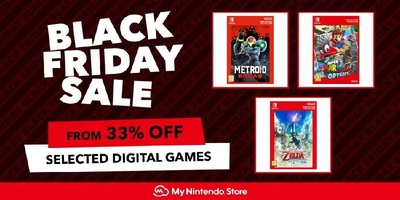Чорна п'ятниця в Nintendo eShop: знижки на топові ігри з 16 листопада