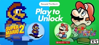Нові іконки Super Mario Bros. 2 та Advance у Nintendo Switch Online
