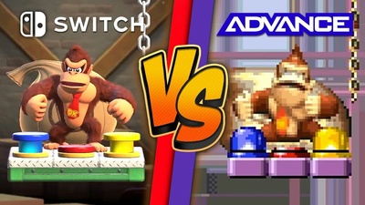 Порівняння графіки Mario vs. Donkey Kong: GBA проти Nintendo Switch