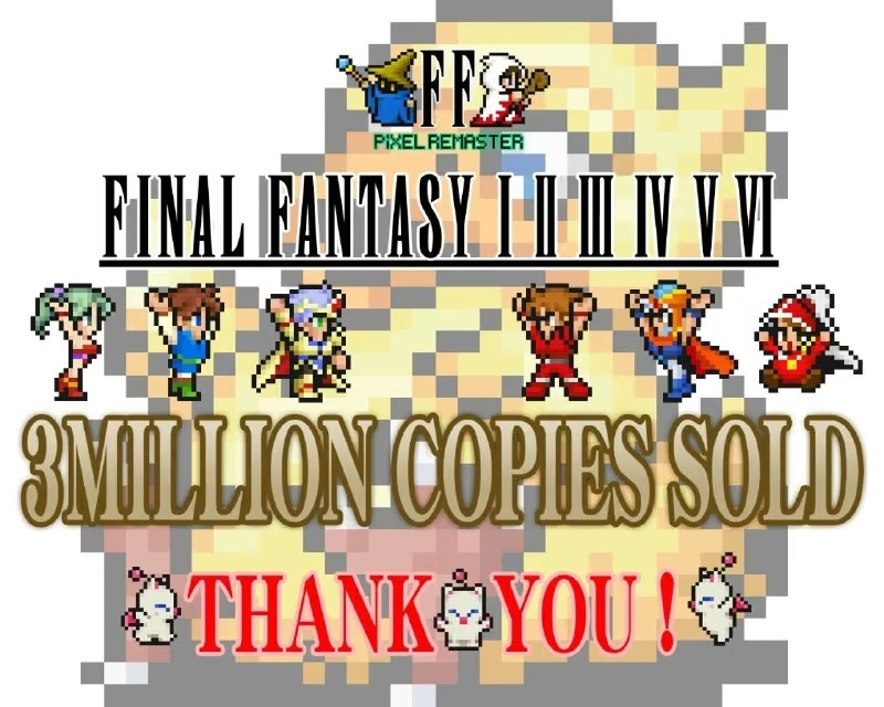 3 мільйони копій: успіх збірки Final Fantasy Pixel Remastered