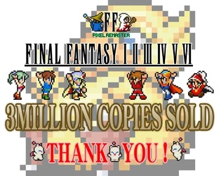 3 мільйони копій: успіх збірки Final Fantasy Pixel Remastered