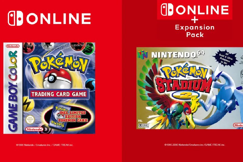 Pokemon Stadium 2 та Trading Card Game з'явилися в Nintendo Switch Online