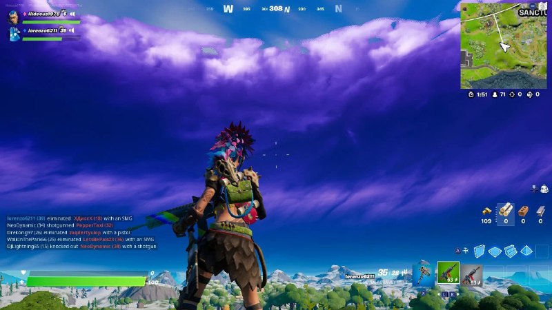 У Fortnite додали нову зброю та динамічну погоду з торнадо