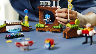 LEGO офіційно анонсувала набір Sonic the Hedgehog – Green Hill Zone