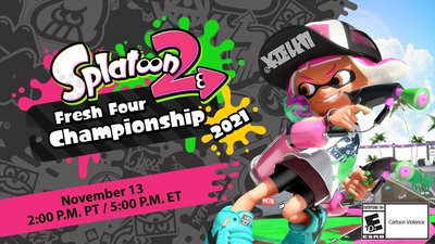 Анонс трансляції чемпіонату Splatoon 2: Fresh four championship