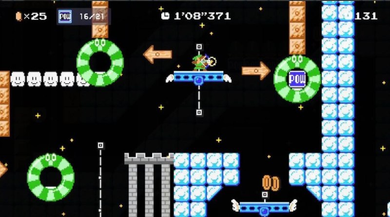 Новий рівень Ninji Speedrun у Super Mario Maker 2 до релізу Game & Watch: Zelda