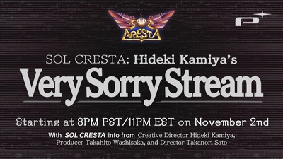 Хідекі Камія проведе VerySorryStream щодо гри Sol Cresta