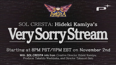 Хідекі Камія проведе VerySorryStream щодо гри Sol Cresta