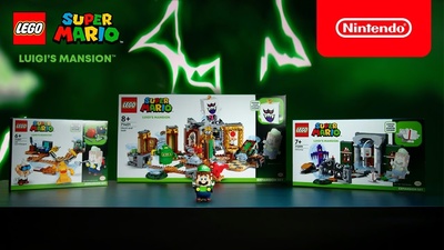 Анонсовано нові набори LEGO Super Mario за мотивами Luigi's Mansion