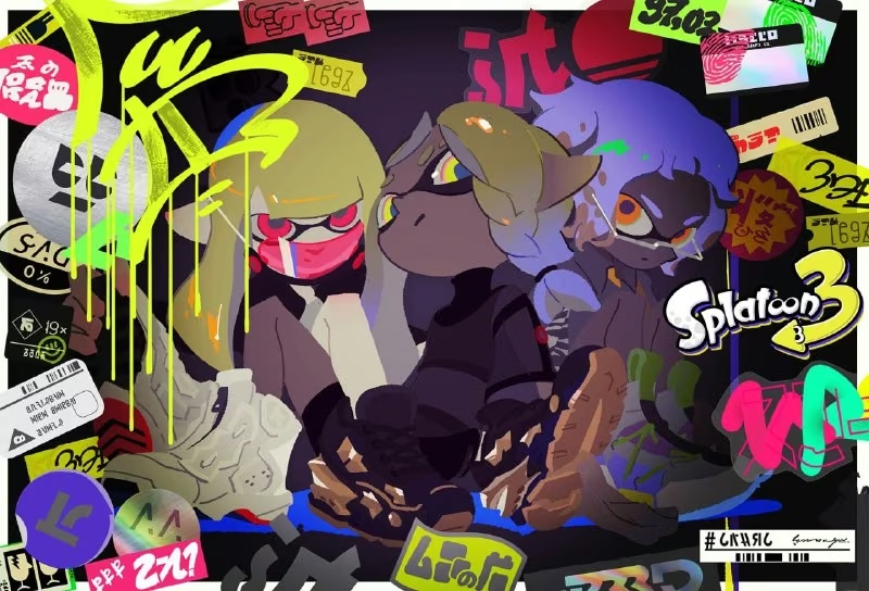 Розробники Splatoon 3 привітали гравців з Геловіном новим артом