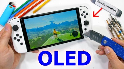 JerryRigEverything перевірив Nintendo Switch OLED на міцність