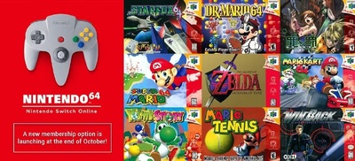 Ігри в Nintendo Switch Online + Пакет розширення будуть NTSC-регіону