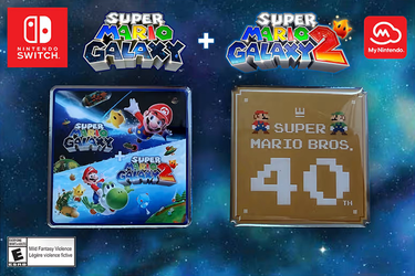 Новий набір значків Super Mario Galaxy на My Nintendo Store до 40-річчя серії