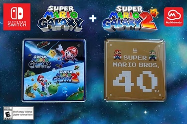 Новий набір значків Super Mario Galaxy на My Nintendo Store до 40-річчя серії