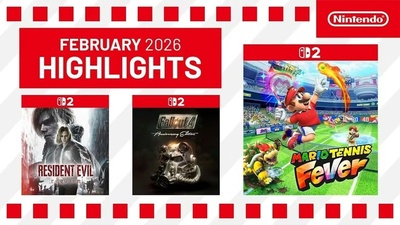 Nintendo опублікувала огляд найцікавіших новинок eShop за лютий 2026 року