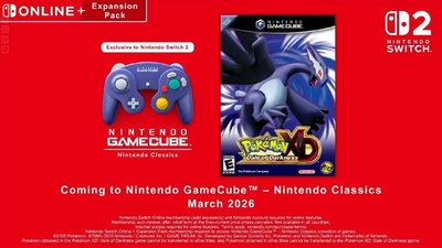 Pokemon XD Gale of Darkness вийде в Nintendo Switch Online у березні