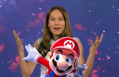 Брі Ларсон демонструє майстерність у Super Mario Galaxy під час промотуру нового фільму