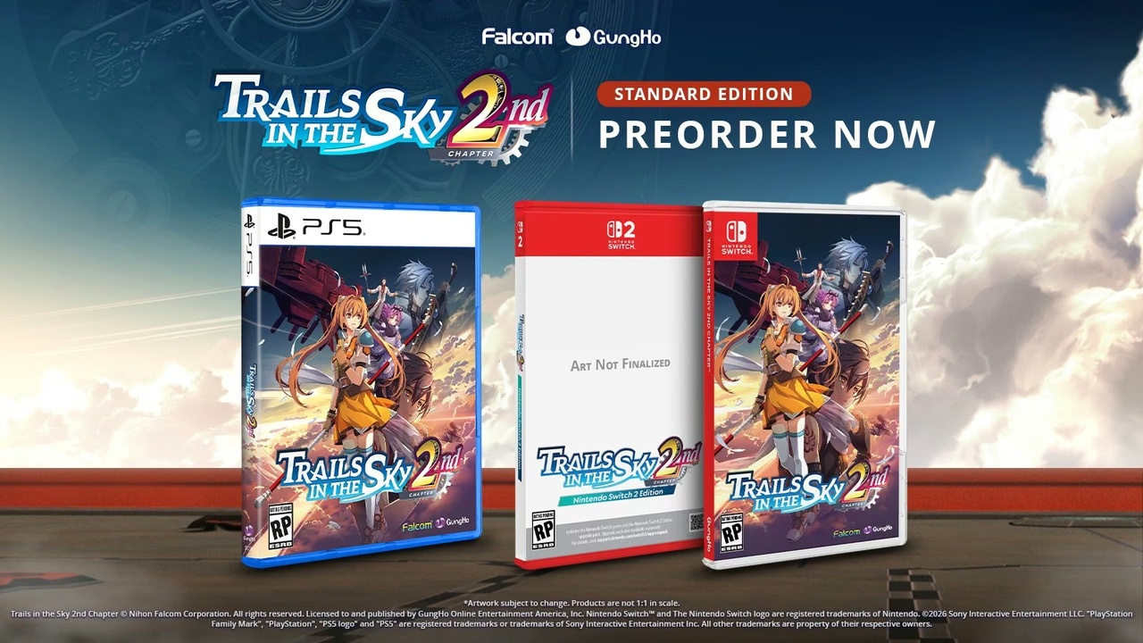 Оновлення передзамовлень Nintendo: Trails in the Sky 2nd Chapter та новинки для Switch 2