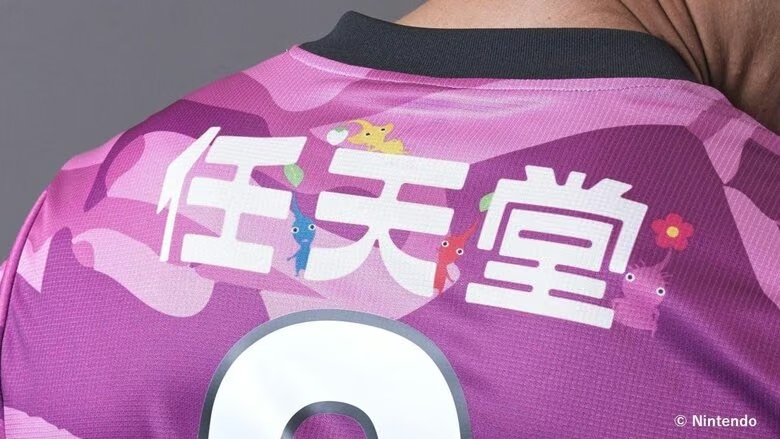 Nintendo спонсорує футбольний клуб Kyoto Sanga FC: Pikmin на формі гравців