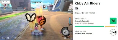 Реліз Kirby Air Riders: оцінки критиків та плани на огляд
