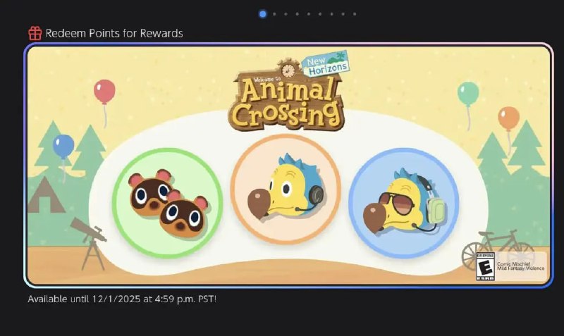Нові іконки Animal Crossing: New Horizons у Nintendo Switch Online