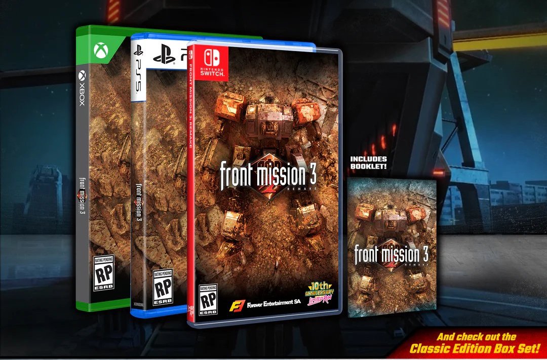 Front Mission 3: Remake отримає фізичне видання на Nintendo Switch на Заході