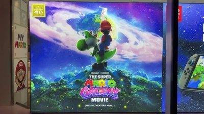 У Нью-Йорку з’явилися перші білборди The Super Mario Galaxy Movie