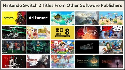 Рекордна стартова лінійка ігор для Nintendo Switch 2