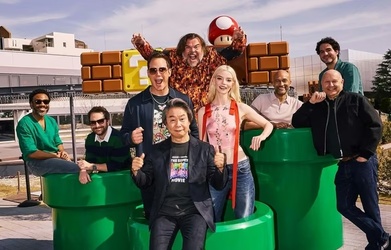 Шігеру Міямото зустрівся з акторами фільму The Super Mario Galaxy Movie для фотосесії