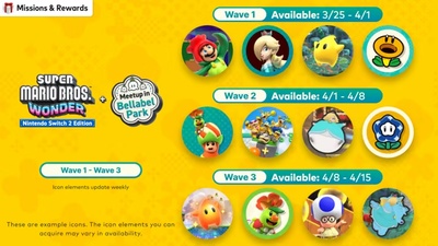 Super Mario Bros. Wonder: нові іконки для передплатників Nintendo Switch Online