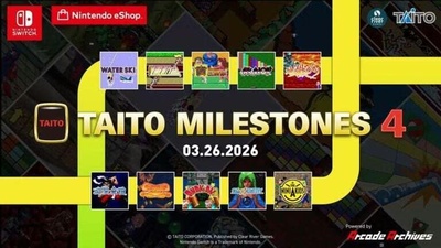 TAITO Milestones 4 вже доступна на Nintendo Switch: 10 класичних ігор