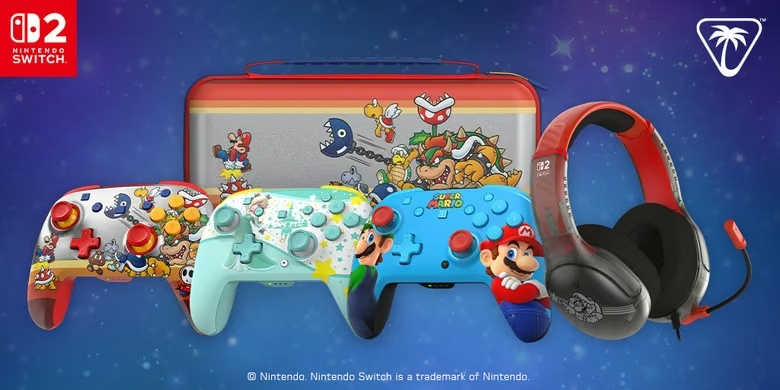 Turtle Beach анонсувала нові аксесуари з Розаліною та Купою для Switch 2