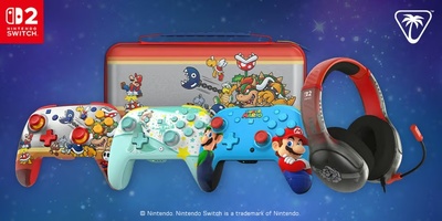 Turtle Beach анонсувала нові аксесуари з Розаліною та Купою для Switch 2